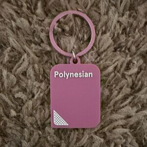 Polynesian Pink Keychain